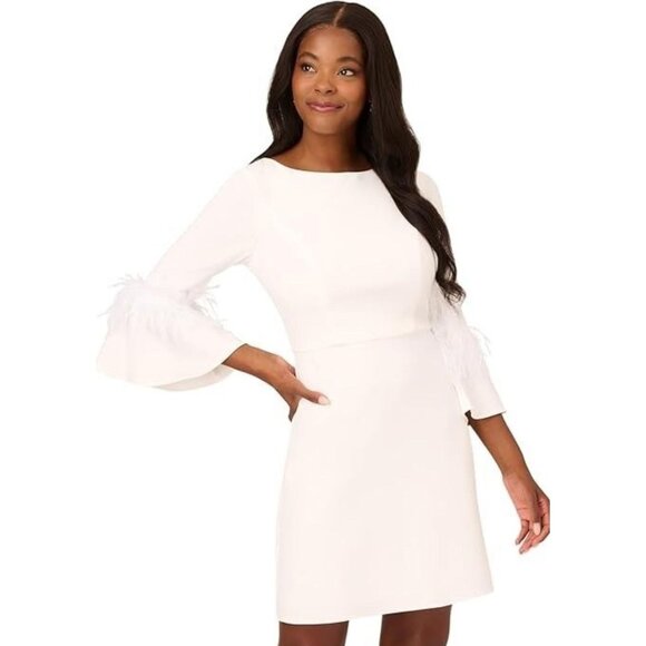 Adrianna Papell Ivory Dress- New With Tags!💫Size 4 - Picture 1 of 4